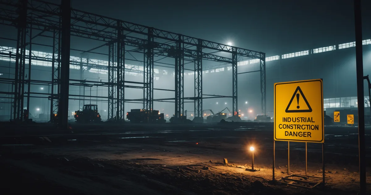 Construction risk register on a project management screen